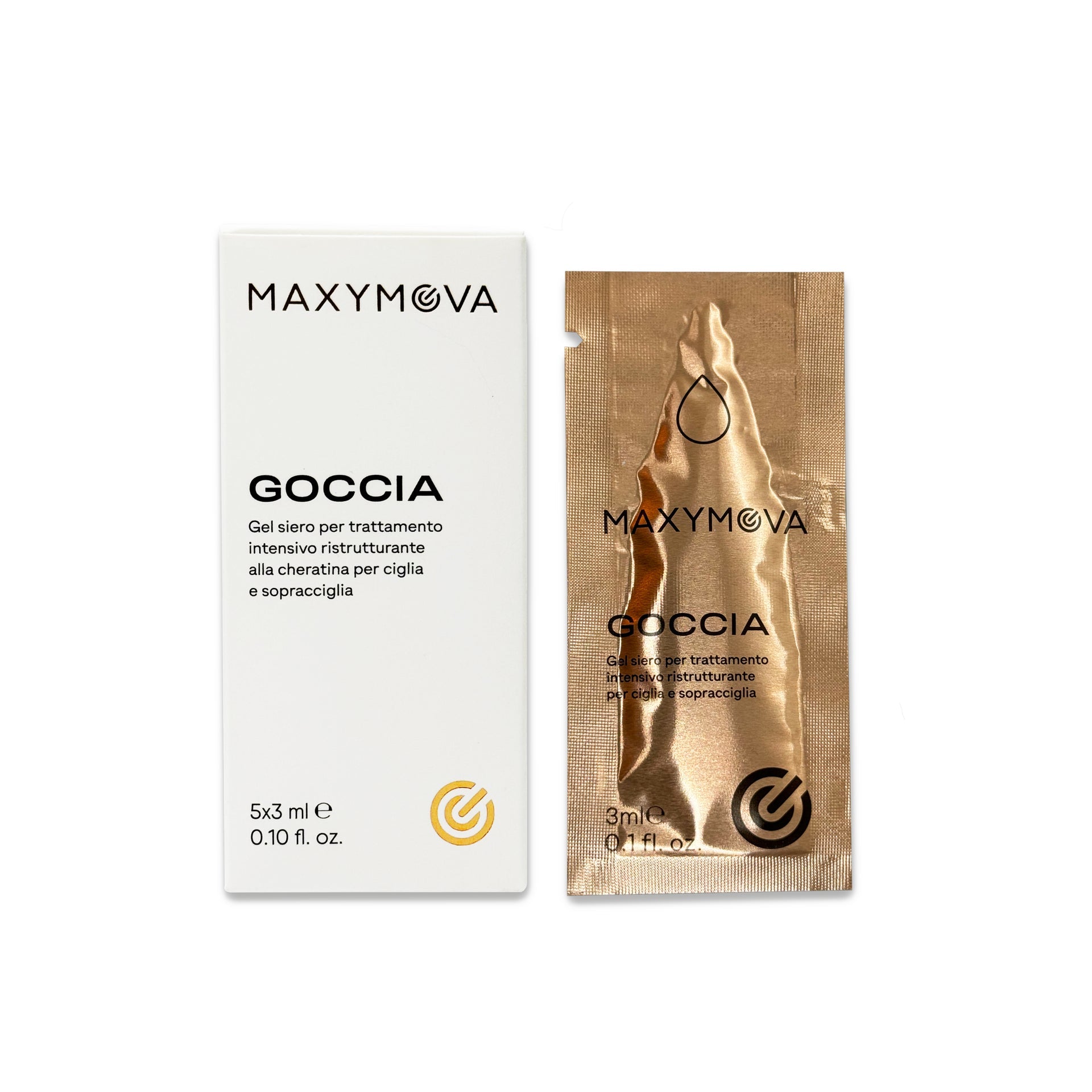 Maxymova -  Gold Goccia Keratin Lash & Brow Treatment Serum (SACHETS)