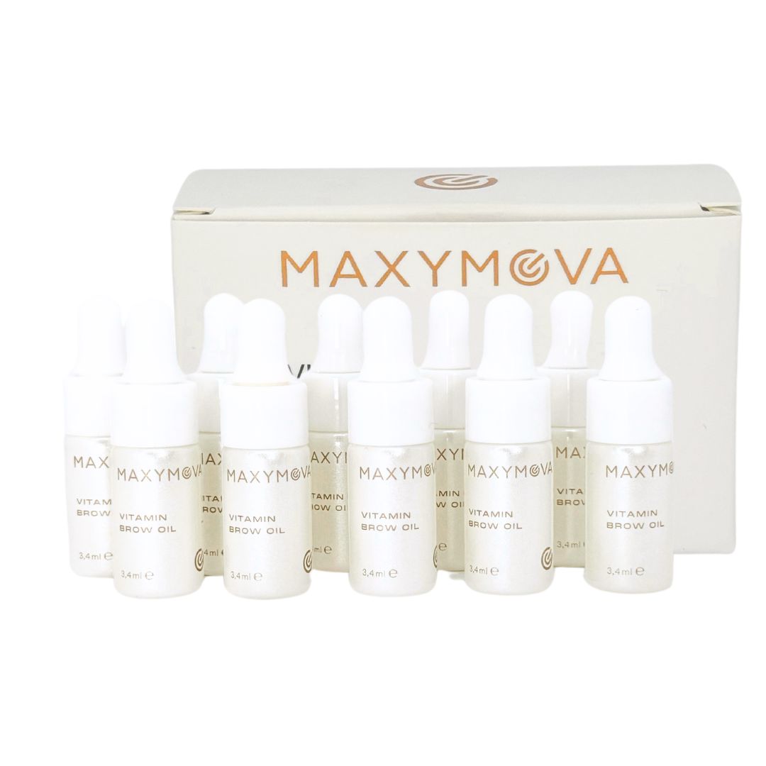 Maxymova -  Vitamin Brow Oil (10 x 3.4ml glass bottles)